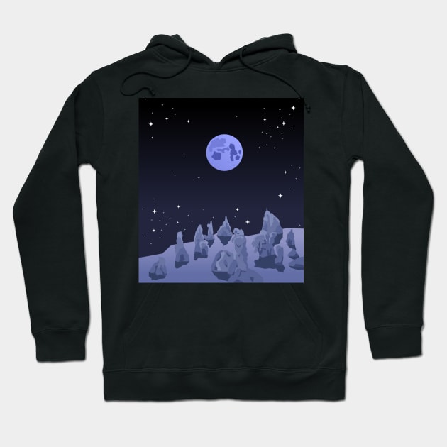 Love you to the moon and back Hoodie by BumbleBambooPrints